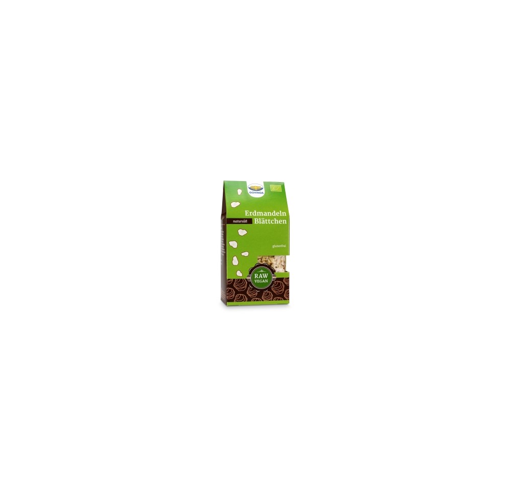 GOVINDA amande terre nature émincé bio 125 g GOVINDA amande terre nature émincé bio 125 g