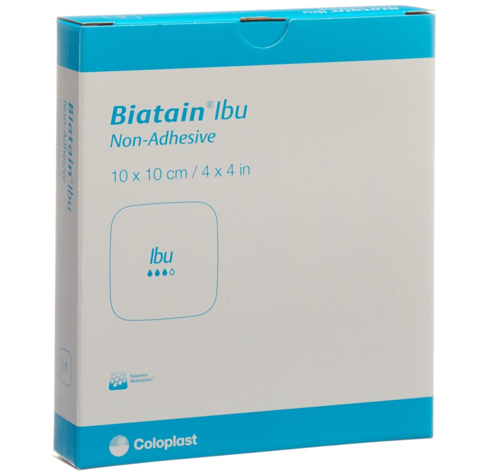 BIATAIN Ibu Non-Adhesive 10x10cm 5 pce