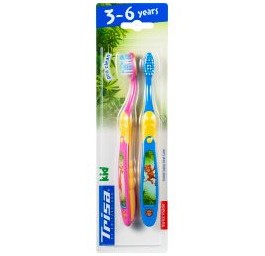 TRISA brosse à dents enfants kid duo 2 pce