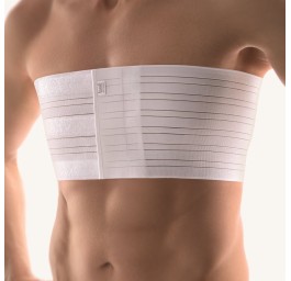 BORT ceinture cage élastique S homme blanc