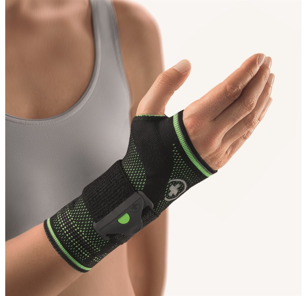 BORT MANUBASIC sport L gauche noir/vert BORT MANUBASIC sport L gauche noir/vert