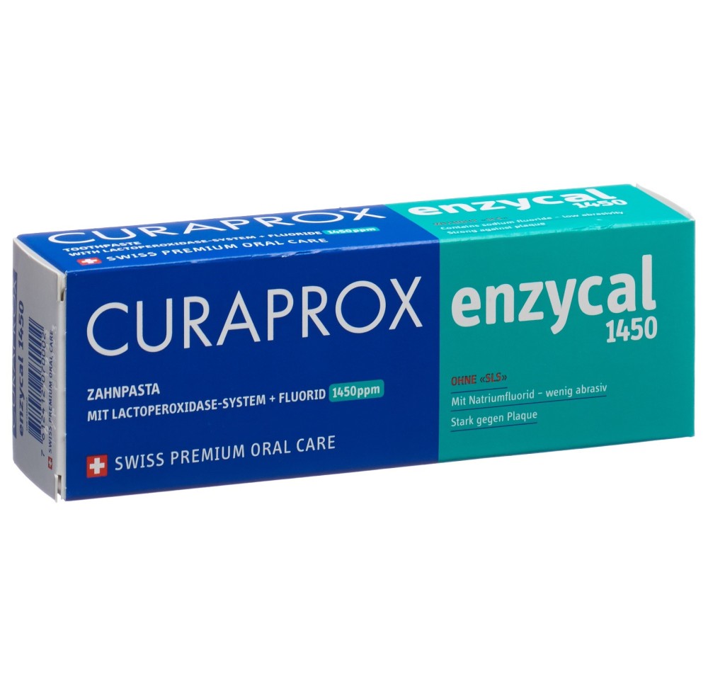 CURAPROX enzycal 1450 pâte dentifrice d/f/e 75 ml