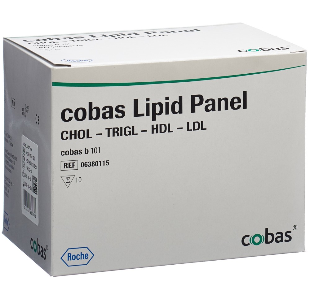 COBAS B 101 lipid panel 10 pce
