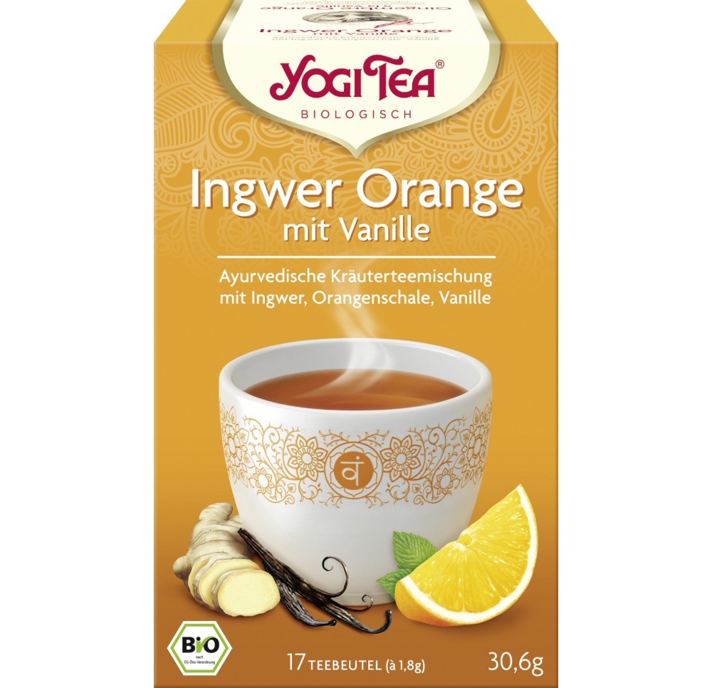 YOGI TEA Gingembre-Orange VANille 17 sach 1.8 g YOGI TEA Gingembre-Orange VANille 17 sach 1.8 g