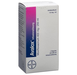 AVALOX sol perf 400 mg/250ml fl 250 ml