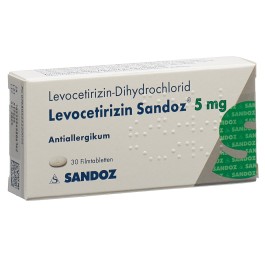 LEVOCETIRIZINE Sandoz cpr pell 5 mg 30 pce