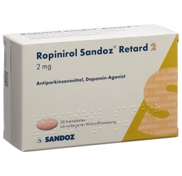 ROPINIROLE Sandoz Retard cpr ret 2 mg 28 pce