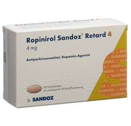 ROPINIROLE Sandoz Retard cpr ret 4 mg 28 pce