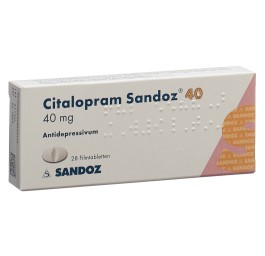 CITALOPRAM Sandoz cpr pell 40 mg 28 pce