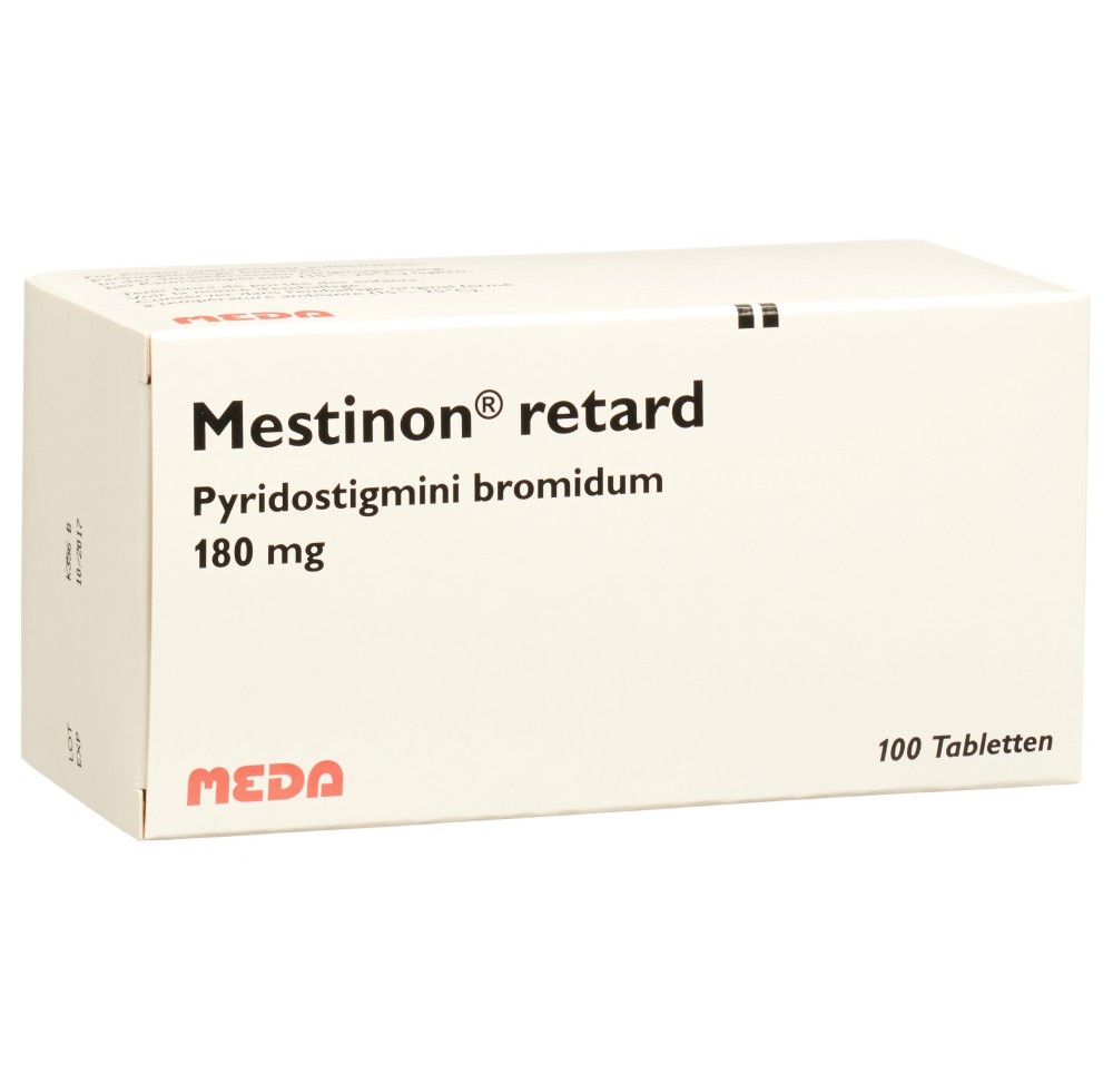 MESTINON cpr ret 180 mg blist 100 pce MESTINON cpr ret 180 mg blist 100 pce