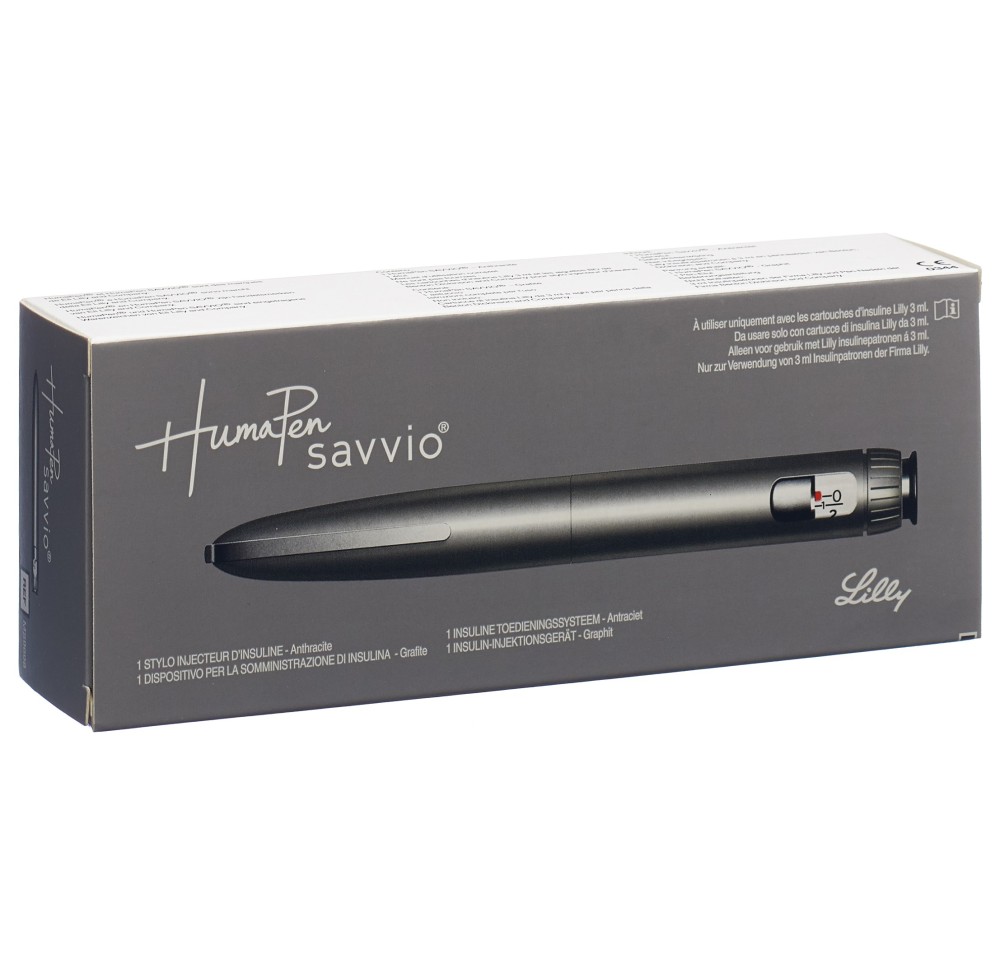 HUMAPEN Savvio stylo pour insuline anthracite
