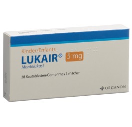 LUKAIR cpr croquer 5 mg 28 pce