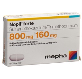 NOPIL forte cpr 800/160mg 10 pce