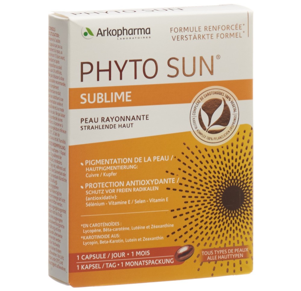 PHYTO SUN sublime caps 30 pce PHYTO SUN sublime caps 30 pce