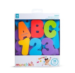 MUNCHKIN Lettres et chiffres pour bain 36 pce