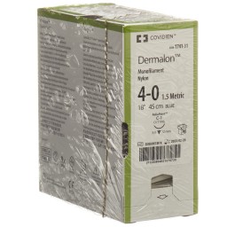 DERMALON 45cm bleu 4-0 C-1 36 pce