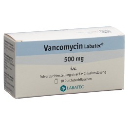 VANCOMYCINE Labatec 500 mg flac 10 pce