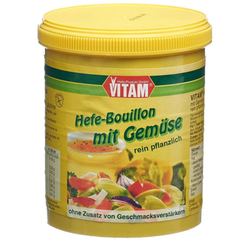VITAM bouillon de levure pâte légumes sg bte 1 kg