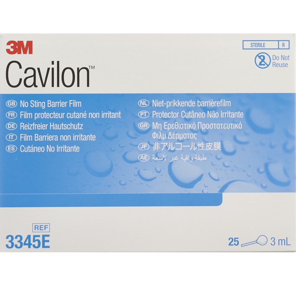 3M Cavilon protection de la peau applicateur 25 sach 3 ml