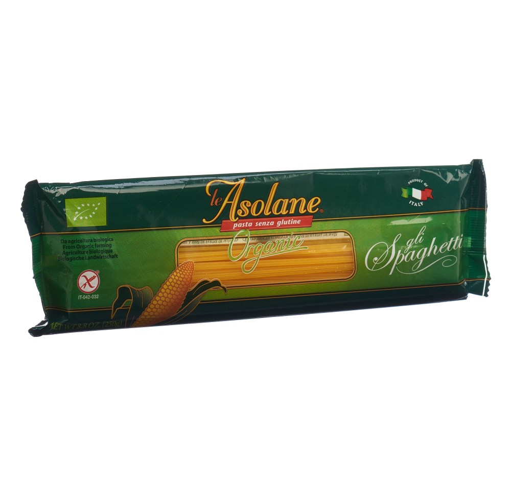 LE ASOLANE spaghetti pâtes de mais s gluten 250 g LE ASOLANE spaghetti pâtes de mais s gluten 250 g