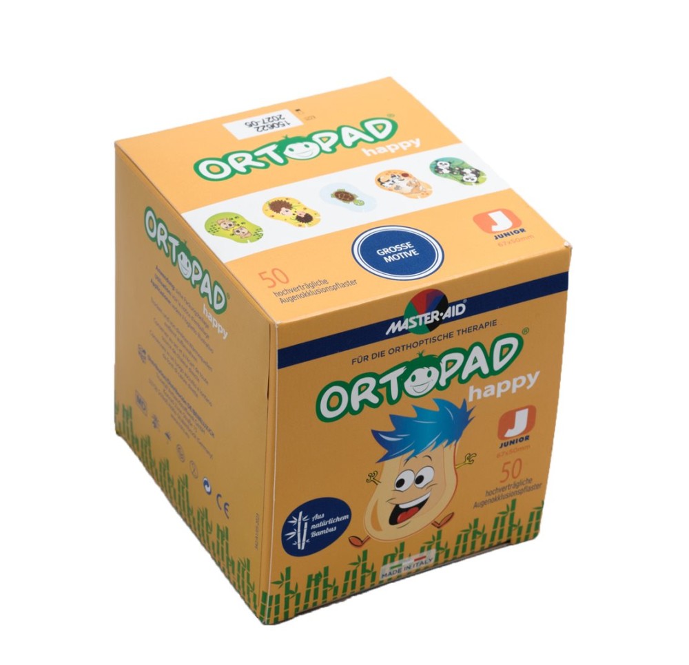 ORTOPAD happy emplâtre occlu junior 50 pce