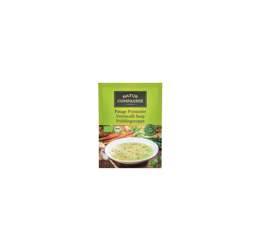 NATUR COMPAGNIE potage printanier bio 12 sach 37 g NATUR COMPAGNIE potage printanier bio 12 sach 37 g