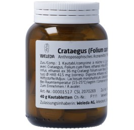 WELEDA crataeg fol c flor et fruc cpr croquer 40 g