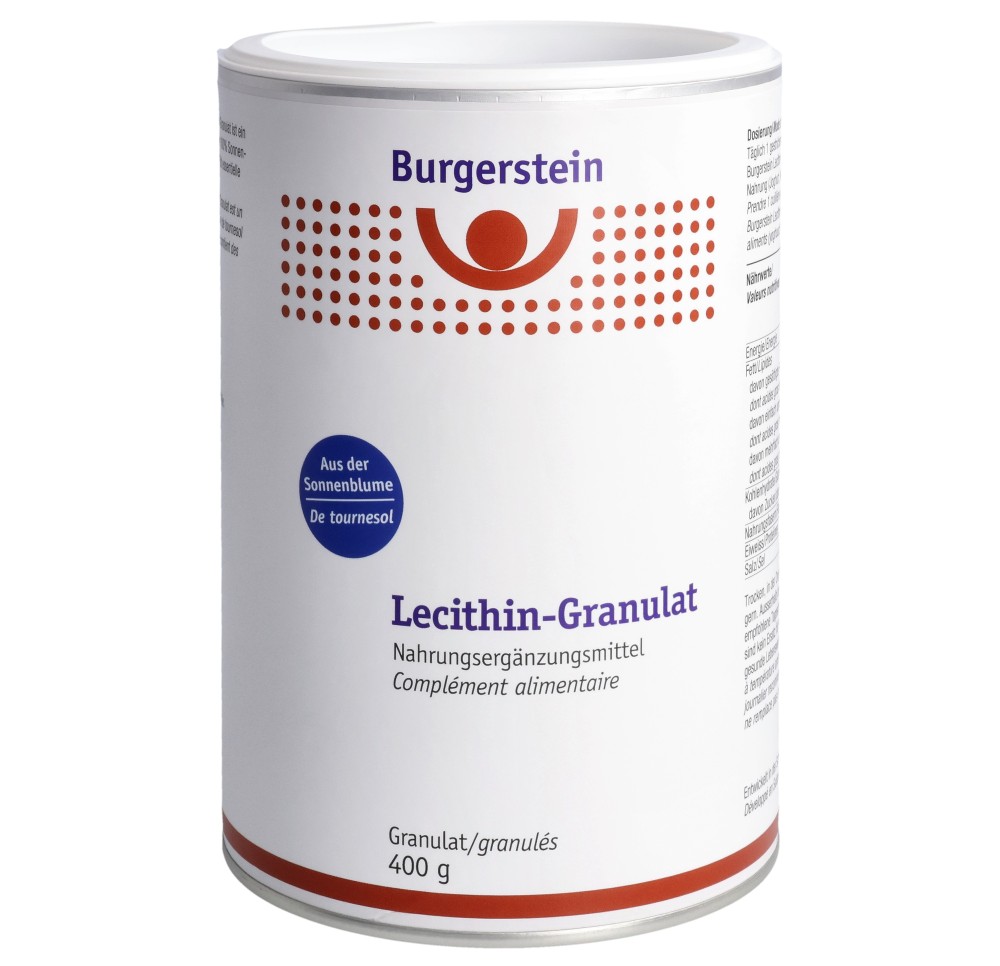 BURGERSTEIN Lécithine granulés bte 400 g BURGERSTEIN Lécithine granulés bte 400 g