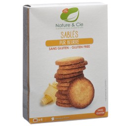 NATURE&CIE sablés pur beurre s gluten 135 g