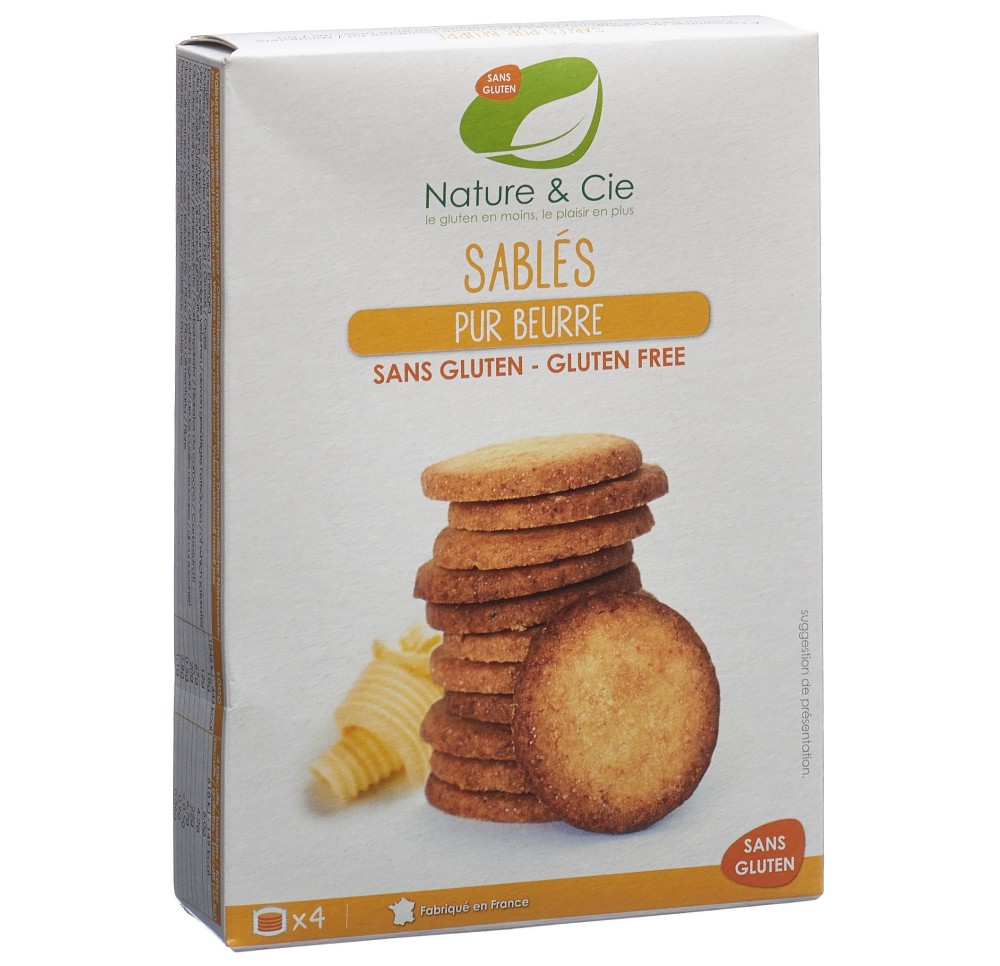 NATURE&CIE sablés pur beurre s gluten 135 g NATURE&CIE sablés pur beurre s gluten 135 g