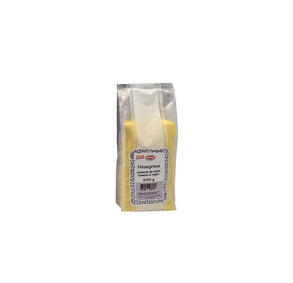 MORGA semoule de millet bio demeter sach 500 g MORGA semoule de millet bio demeter sach 500 g