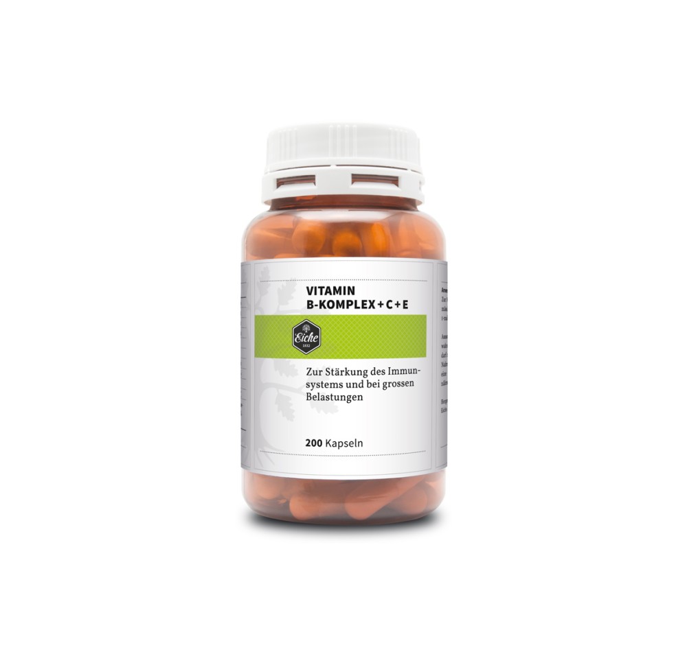 EICHE vitamines B-complexe+ C + E caps bte 200 pce