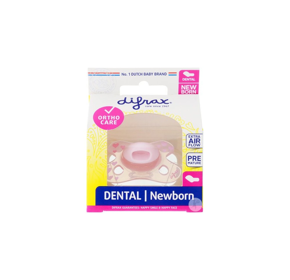 DIFRAX sucette dental -2/+2M silicone