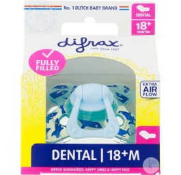 DIFRAX sucette dental 18+M silicone
