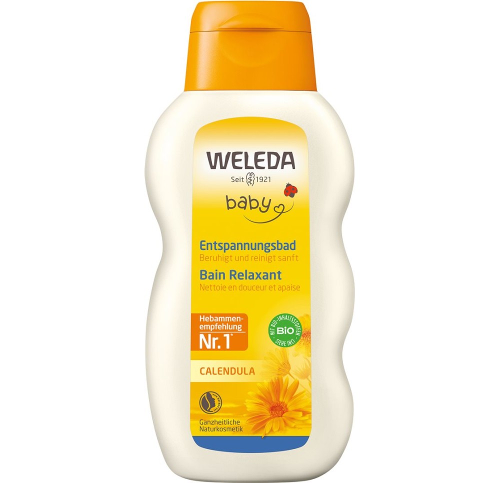 WELEDA BABY bain relaxant calendula fl 200 ml