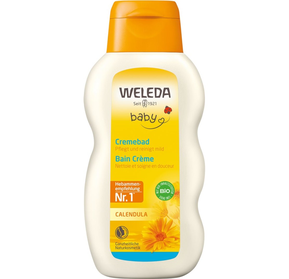 WELEDA BABY bain crème calendula fl 200 ml