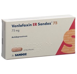 VENLAFAXINE ER Sandoz caps ret 75 mg 28 pce