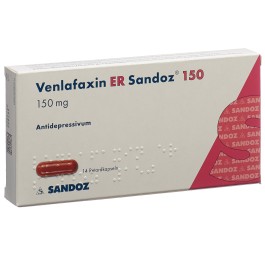 VENLAFAXINE ER Sandoz caps ret 150 mg 14 pce