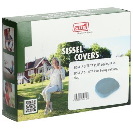 SISSEL sitfit plus housse velours bleu