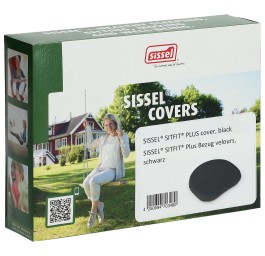 SISSEL sitfit plus housse velours noir