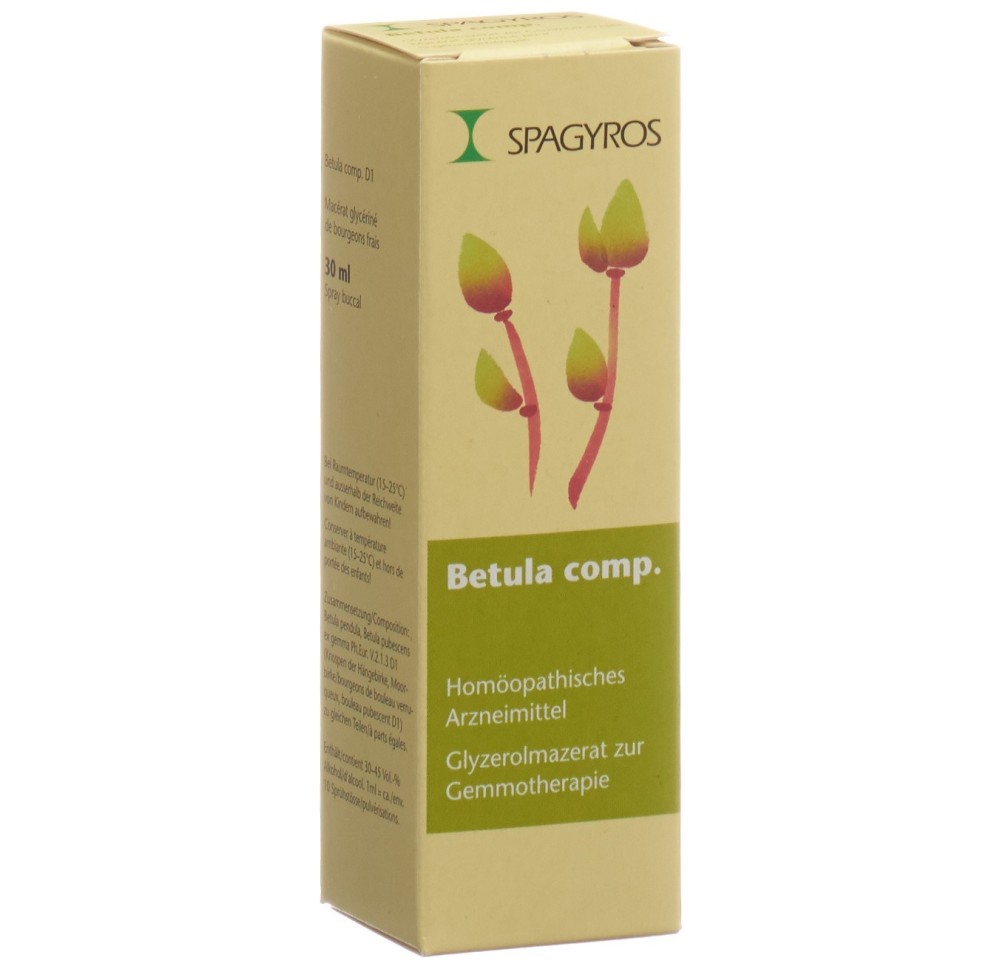 SPAGYROS GEMMO bouleau comp mac glyc 1 D 30 ml
