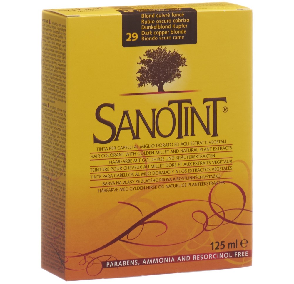 SANOTINT teinture cheveux 29 blond cuivré foncé SANOTINT teinture cheveux 29 blond cuivré foncé
