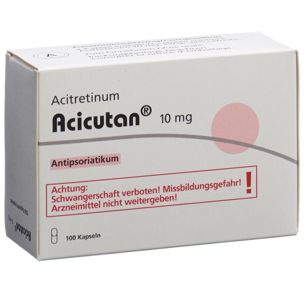ACICUTAN caps 10 mg 100 pce ACICUTAN caps 10 mg 100 pce