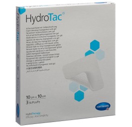 HYDROTAC pansement 10x10cm stérile 3 pce
