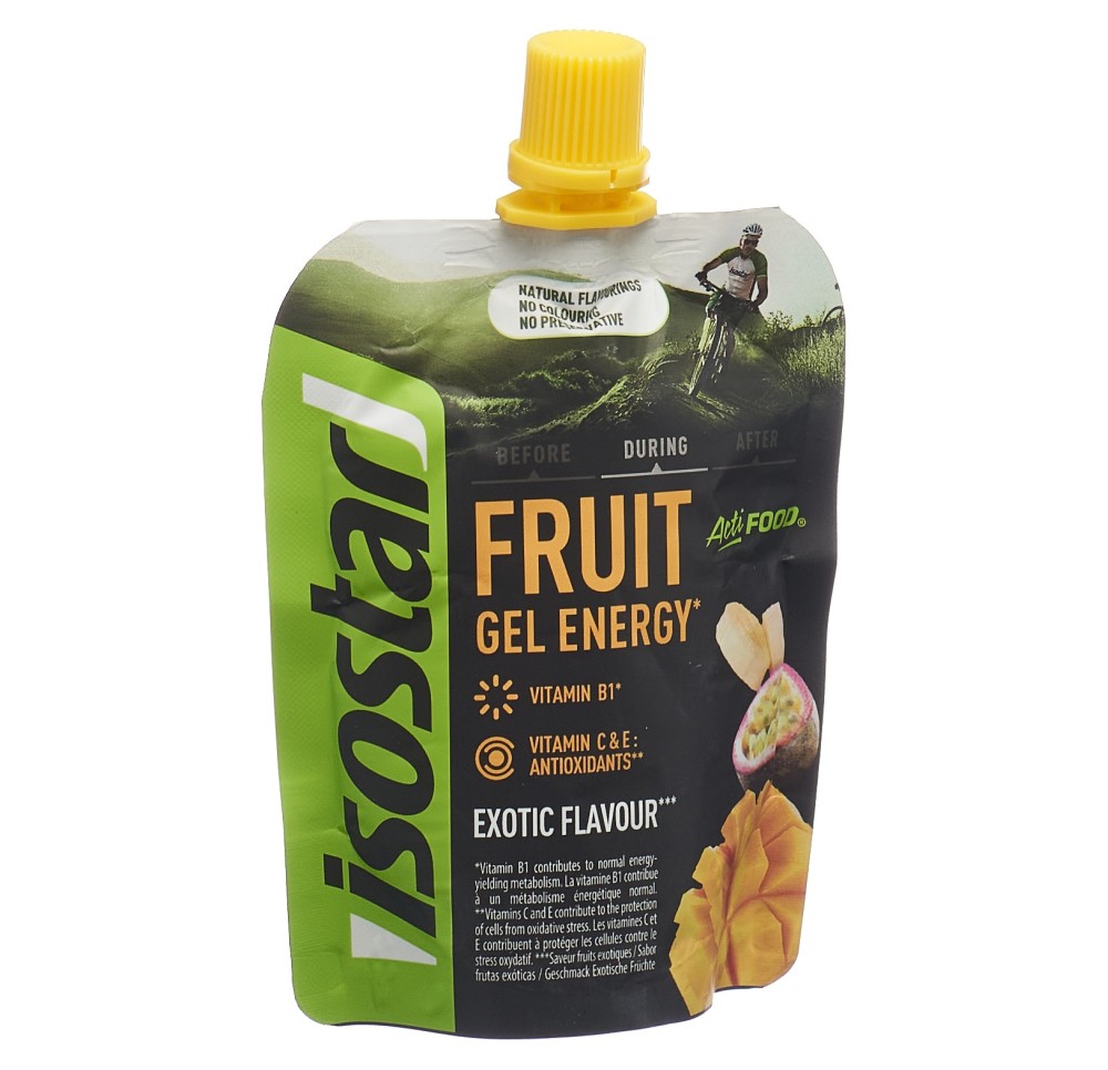 ISOSTAR Actifood conc énergét gel exotic 90 g ISOSTAR Actifood conc énergét gel exotic 90 g