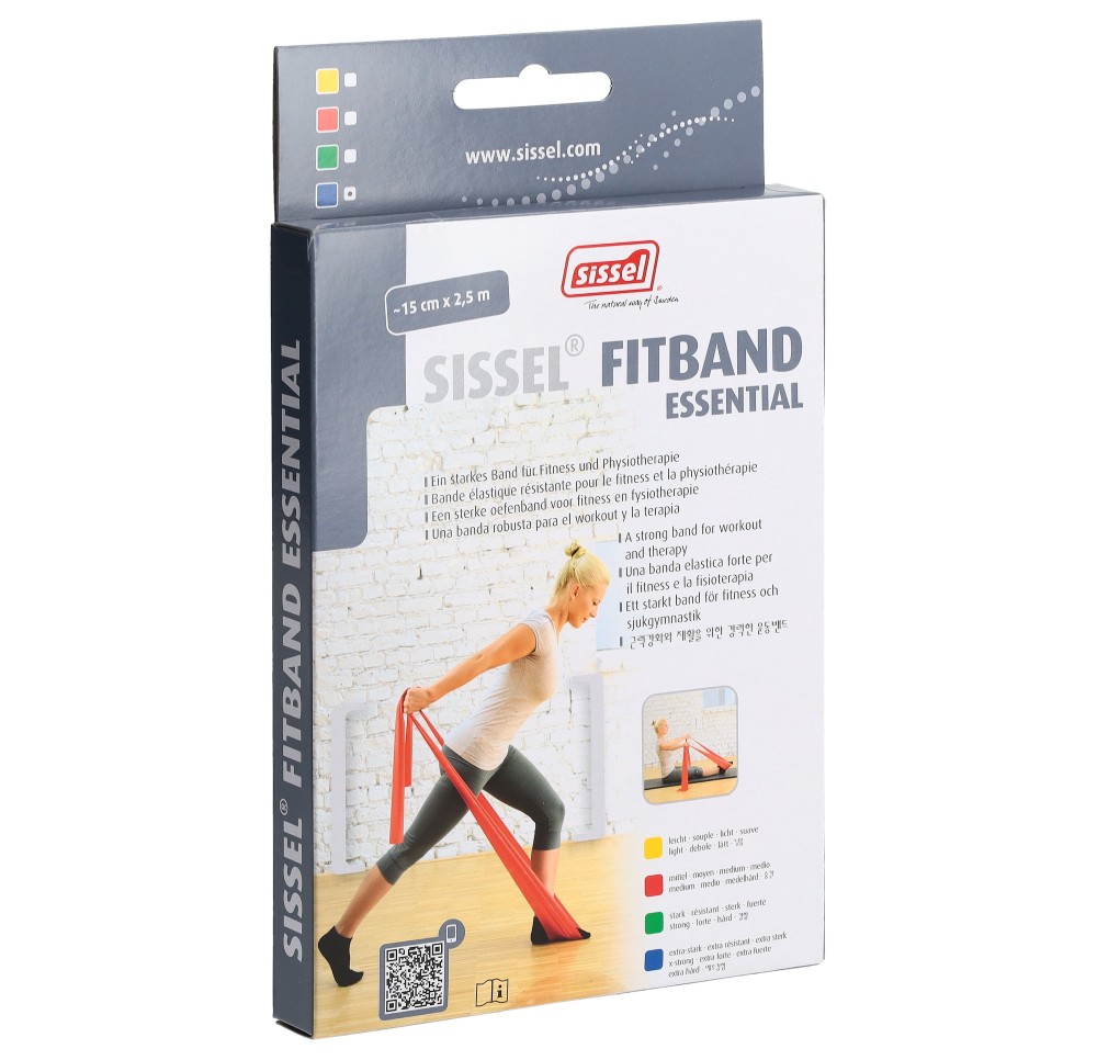 SISSEL fitband essential 15cmx2.5m bleu extra dure