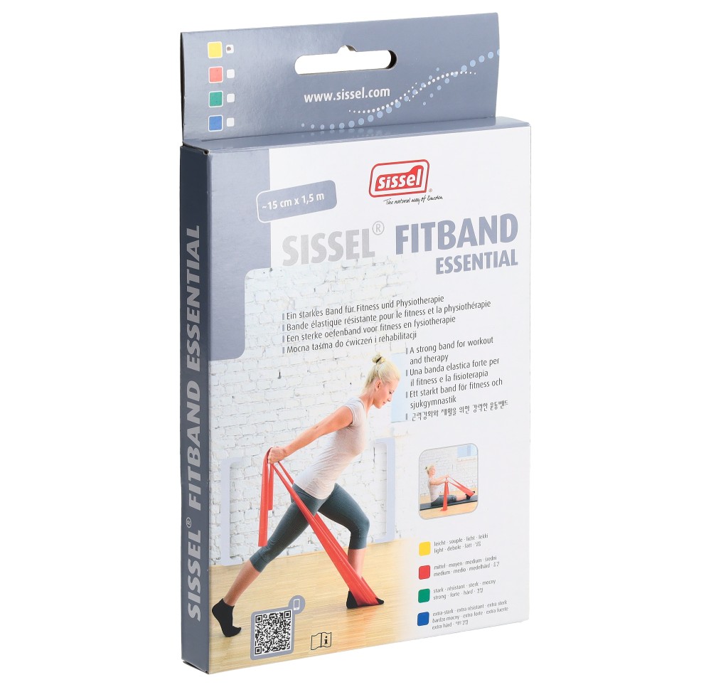 SISSEL fitband essential 15cmx2.5m jaune souple