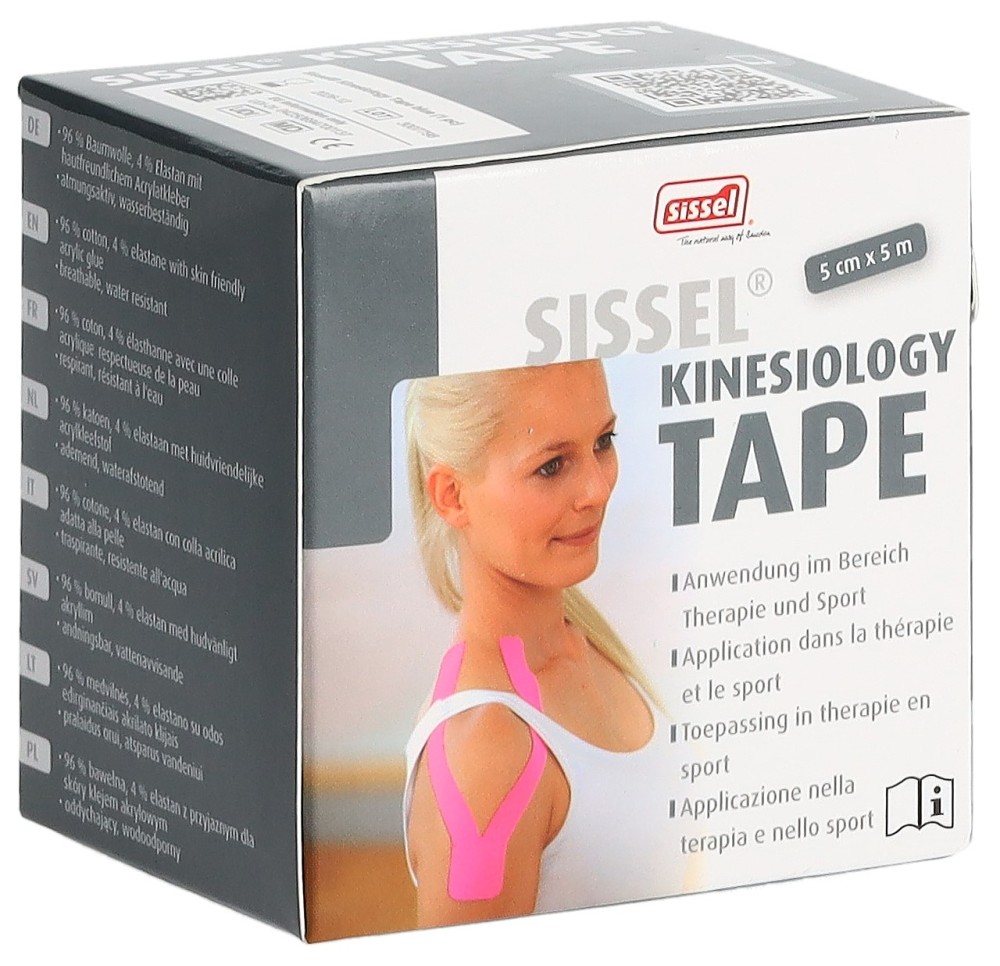 SISSEL Kinesiology tape 5cmx5m bleu