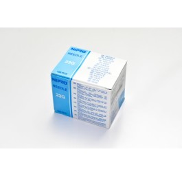 NIPRO aiguilles 0.6x32mm 23Gx1 1/4" bleu 100 pce