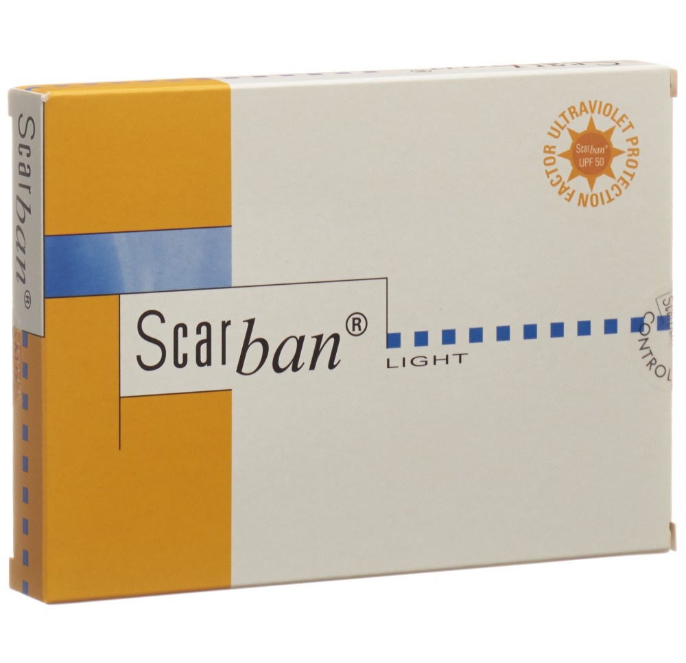 SCARBAN Light Pansement cicatrice 5x7.5cm 2 pce SCARBAN Light Pansement cicatrice 5x7.5cm 2 pce